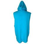 Victoria’s Secret PINK Blue Sleeveless Swim Coverup Hoodie Size M Photo 3