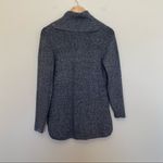 Calvin Klein sweater women's M heather gray rib knit cowl neck long sleeve Photo 5