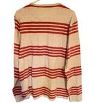 Old Navy  NEW Large long sleeve Tshirt crew neck striped red gray Photo 3