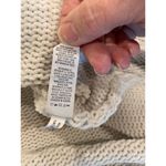 Aerie  Women’s Turtleneck Sweater S Oversized Chunky Knit Cream Polyester Cozy Photo 5