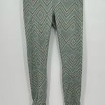prAna Serafina Ruched Optional Footed Legging Agave Sizzle Green size medium Photo 0