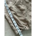 C&C California  Womens XL Tan Linen Blend Pull On Cargo Pants Pockets‎ Y2K Beach Photo 5