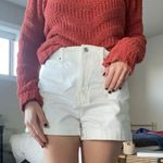 Gap High Waisted White Denim Shorts Photo 0