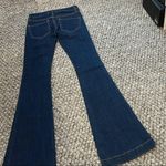 Free People  Blue Denim Western Bell Bottom Flare Jean Size 24 Photo 7