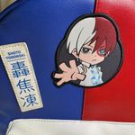 My Hero Academia Shoto Todoroki Fire & Ice Mini Backpack Blue Photo 5