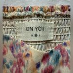 On You Pink Floral Cut Out Long Sleeve Dress Size M Photo 2