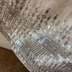 Eileen Fisher  Organic Linen Tank Dress with Sequined Hem. Size 14. Photo 4