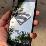 NEW iPhone XS Max Cute Superman Reflective Mirror Case Black Photo 3