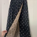 Hill House Home The Krista Skirt Khaki Autumn Paisley Black Photo 3