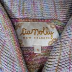 Anthropologie  Lia Molly Dolman Sleeve Cardigan Sweater Rainbow Size Small Photo 2