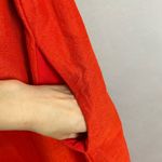 Vintage Caftan Dress Maxi Women Kaftan Muumuu Elephants Reddish Orange Zip Photo 11