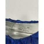 Calvin Klein Womans Kendall Size 9 M Blue Fish Scale Leather Platform Pumps Photo 8