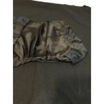 Mystic Sleek Ruffle Dress Party Cocktail Evening Black Size Small Silver Photo 2