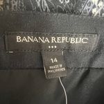 Banana Republic Skirt Black Pleated Paisley Print Full A-Line Size 14 New Photo 3