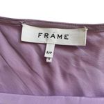 frame denim FRAME V-Neck Cami Top Silk Satin Camisole Lavender Lilac Purple Women Size Small Photo 4