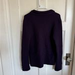 Talbots  purple merino wool cardigan jacket size medium. Photo 3