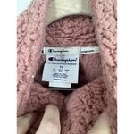 Champion Sherpa Cropped Pullover Women XS Pink Athleisure Preppy Loungewear Photo 2