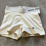 Nike Women's White Pro Shorts Photo 0