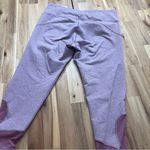 CALIA by Carrie Underwood Mesh Panel Cropped Leggings Purple Size Large Photo 1