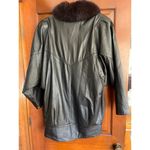Jacqueline Ferrar Vintage Jaqueline Ferrar leather and Fox fur coat size L Photo 8