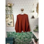 Free People Beach Oversized Soft Rust Sweatshirt - Size - Large Photo 3