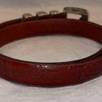 Brighton Women’s Disney Minnie Mouse Brown Croc Embossed Leather Belt W/Charms Photo 4