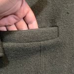 Evan Picone VTG Evan‎ Picone Women’s Large 100% Wool Blazer Jacket Brown Button Forest Green Photo 2