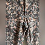 H & M Size 6 womens pattern pants jeans skinny stretchy earth colors Photo 2