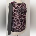 Hale Bob  Womens Sheer Velvet Silk Burnout Long Sleeve Size medium Photo 1