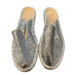 Aeropostale Women's silver slide-on espadrilles. Size 6. NWOT. Metallic. Photo 1