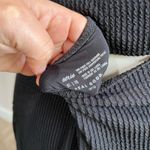 Aerie Black Ribbed One Shoulder One Piece Swimsuit Cutout Size XL Photo 4