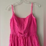 Lilly Pulitzer Pink Lace Dress Size 2 Bow Valentine Love Barbie Core Date Night Photo 4