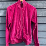 Reebok purple zip up velour sweat jacket medium Photo 0