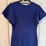 Shoshanna  Women's Dade Circular Cap Sleeve Scalloped Shift Dress | Size 4 Photo 6