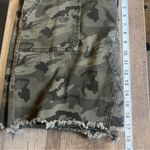 REWASH  Comfort Stretch Camo Mini Skirt Womens Size 17 Pencil Raw Hem Stretch Photo 7