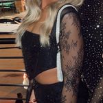 Oh Polly Black Lace Set Photo 7