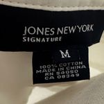 Jones New York Cream Embroidered Blouse Photo 1