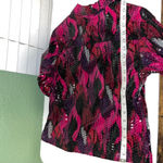 Vintage Flashy Cropped Sequin Purple Pink Gray and Black Jacket Size 10P Photo 6