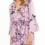Veronica M Blush Floral Long Bell Sleeve Romper size Medium M Photo 0