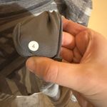 Lululemon Race Your Pace Gray Striped 1/2 Zip Pullover Photo 3