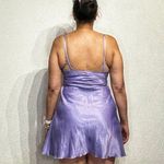 Jonathan Martin  Purple Satin Vintage Nightgown Sz L Photo 9