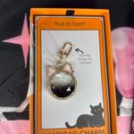 Viral Tik Tok Rhinestone Halloween Cat bag charm/keychain Photo 1