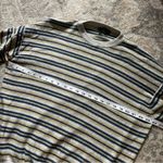 barney's new york 90s Vintage  Oversized Retro Grunge Striped Crewneck Sweater L Photo 6