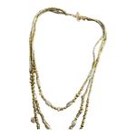 Park Lane  Knight Layered Beaded Necklace Gold Coin Tiered Boho Festival Photo 2