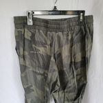 Splendid  Green Camo Drawstring High Waisted Lounge Pants Womens Joggers Size XS Photo 6