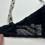 PINK - Victoria's Secret  Black and White Polka Dot Push Up Bra 32C Photo 4