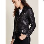 NWOT BLK Denim black vinyl genuine leather jacket Photo 3