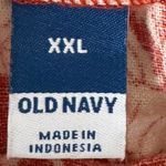 Old Navy sz XXL Womens Linen Red Floral Print Stretchy Pull On Maxi Dress Beach Photo 9