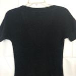 Mossimo Waffle Knit Rockabilly Pinup Emo Edgy Gothcore Tunic Sweater Juniors M Black Size undefined Photo 6