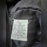 Liz Claiborne Vintage Black Velvet Lace Dress by Size 12 Petite Photo 5